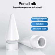 HIPHI สำหรับ Apple Pencil 1st / 2nd Generation หัวปากกาสำรอง หัวปากกา ปิดบัง สูง ความไว หัวปากกา สำหรับ Apple Pencil 1st 2 Gen