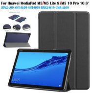 For Huawei MediaPad M5 /M5 Lite 8 /M5 10 Pro 10.8" Tablet PC Case JDN2-L09 SHT-AL09 SHT-W09 BAH2-W19 CMR-AL09 Sweat-Proof PU Leather Magnetic Flip Stand Cover