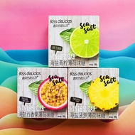 Haiyi Kiss DeLicias Passion Fruit Fruit Lemon Kiss Sea Salt Chewing Gum Fresh Breath Sugar-Free Mint