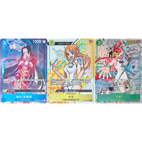 Anime Collection Card OPCG Japanese Card Game 3rd Anniversary Nami OP08-106 Promo Alt Art Foil Card 