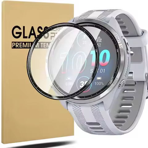 For Garmin Forerunner 965 3D Curved Film Anri-scratch Ultra-thin Screen Protector for Garmin Forerun