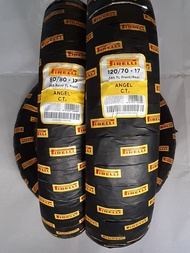 PIRELLI TIRE SET 80/80/17 AND 120/70/17 ANGEL CITY TUBELESS