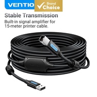 Vention USB Printer Cable USB Type B 2.0 Male to Male 480Mbps for Printer Scanner