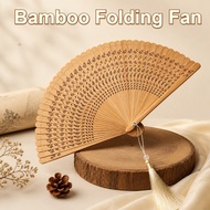 Bamboo Folding Fan Portable Chinese Folding Fan Chinese Style Classical Fan Dance Costume Fan