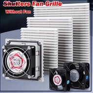 MUNDAN Shutters Fan Grille, Without Fan White Cabinet Ventilation Filter, ABS Fan Filter