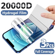 3PCS Full Cover Film Oneplus 6 6T 7 7T 8 9 9T Pro 9RT 9R Nord 2 CE N20 Screen Protector Soft Hydrogel No Tempered Glass