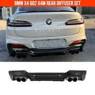 BMW X4M Rear diffuser kit for X4 G02 LCI facelift X4 accessories