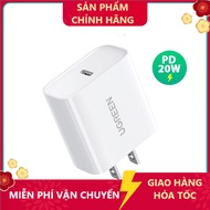 Củ sạc nhanh 20W chuẩn USB C Ugreen 60449 hỗ trợ QC 4.0 - HSHOP- HSHOP365 HSHOP365HN