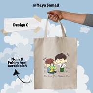 Totebag Pada Subuh Yang Membawaku Pergi