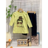 SET JALAN GIRL SUNKIDS READY STOCK