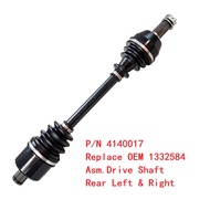 CV Axle Asm-Driveshaft Rear &amp; CV Joint Plunging Boot Kit For POLARIS SPORTSMAN XP EPS 550 09 &amp; SPORT