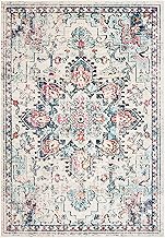 SAFAVIEH Madison Collection MAD473B Accent Rug, Cream/Blue, 35.8 x 60.9 inches (91 x 152 cm), Boho C