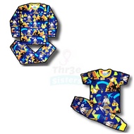 🌈Thr3e Sisters🌈PUBG Mom Dad Pajamas Set Tag M-4XL & kids tag 2-18 in Blue