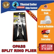 Opass Stainless Steel Split Ring Plier (OP-1215) 5inch Length Fishing Plier Fishing Accessories Cutt