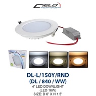 4‘’LED Downlight with drive CIELO & PICCO 840cool white AND 865 daylight