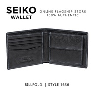 Seiko Wallet Genuine Leather Billfold 1636