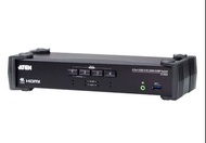 Aten 4埠USB 3.0 4K HDMI KVMP™ 多電腦切換器 (具備音訊混音模式)  CS1824
