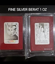 (Limited Edition) Uang Koin Asli Bersertifikat Peruri Medali HUT 75 Tahun Kemerdekaan Indonesia Merd