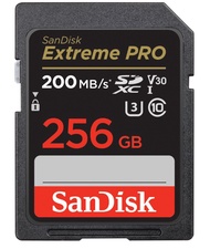 SANDISK EXTREME PRO SDXC UHS-I CARD 256GB (SDSDXXD-256G-GN4IN) ความเร็ว อ่าน 200MB/s เขียน 140MB/s