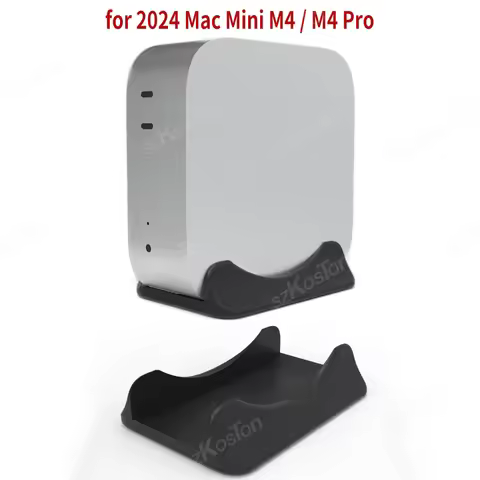 Vertical Stand for 2024 Mac Mini M4 Desktop Computer 3D Printing Accessories for Mac Mini M4 Pro PC 