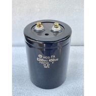 8200UF 450VDC 8200UF 450V Hitachi Capacitor Screw Type +- Size 90x120mm
