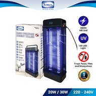LEMAX 20W 30W High Voltage Insect Killer (BLACK) UV Tube Mosquito Fly Trap Pembunuh Serangga (IK-B2-