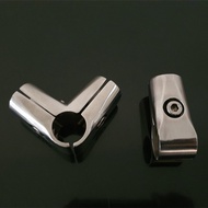 25mm/Precision Casting 304 Stainless Steel Two-Way Three-Way Drying Rack Round Tube Connector Stainl