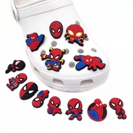 Spider-Man Series Shoes with Buckle Holes - PVC Flowers - croc2025.11.4