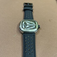 TTIME Super-7 seven_friday men watch metal dial leather strap decorative screw waterproof square wat