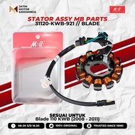 31120-KWB-921 | MB Premium Parts Stator Assy Spull Complete For Blade 110 KWB (2008 - 2011) Original