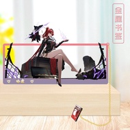 Anime Wuthering Waves Cosplay Bookmark Changli Iuno Zani Encore Jinhsi Yinlin Jiyan Metal Bookmark P