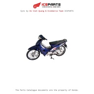 Plastic Set - Cover - Old 2003 HONDA Wave Α Jacket Dark Blue Pb 171 M J-B