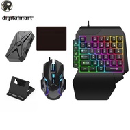 RL M1 Pro+ 5 in 1 Combo Bluetooth Connection Controller Mobile Games Converter Kit Mobilador Kit Gam