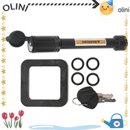 OLINI Trailer Hitch Receiver Pin Lock, Tubular Keys 5/8in Hitch Lock, Security Lock O Rings 2in Pad 