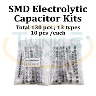 Capacitor Kits SMD Cap Aluminium Electrolytic Capacitor 10V, 16V, 25V, 50V