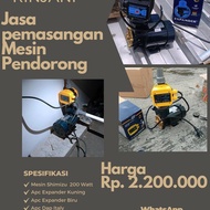 Paket Pemasangan Mesin Pendorong Shimizu / Sanyo 200 Watt + Otomatis Pressure Control