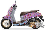 Stiker Full Body Decal Honda Scoopy FI 2012 -2016 Sporty Scoopy Stylish 2017-2019 ESP Scoopy PResti