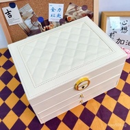 Leather Bracelet Jewelry Box Watch Wedding ins Wind Necklace Jewelry Engagement Ring High-End Gold S