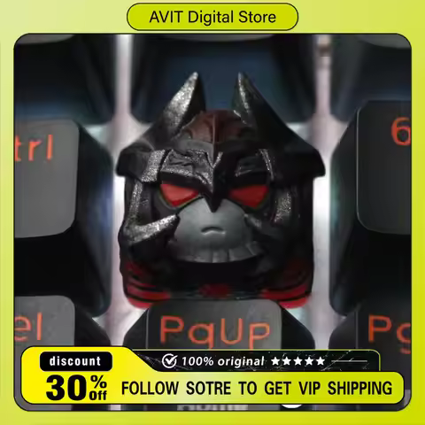Chibi Aatrox Keyboard Keycap for DIY Backlit Keycaps for Pc Gaming Classic Key Cap Suit ESC Game Ani