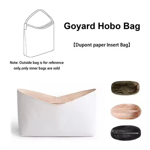 Dupont Insert Bag Organizer Fits For Goyard Hobo Tote Makeup Organizer Travel Inner Purse Cosmetic B