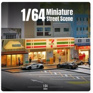 7eleven convenience store simulation Diorama (with lights)