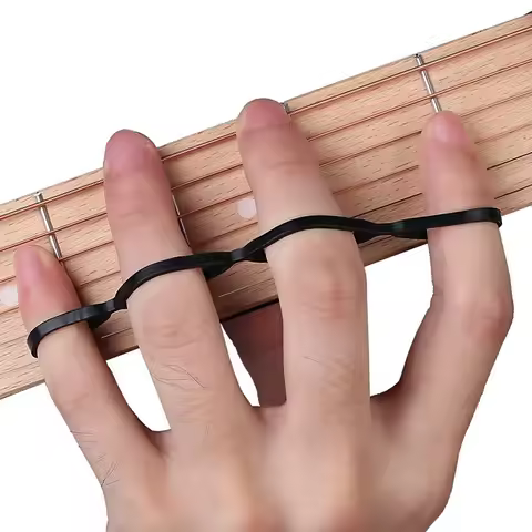 5Pcs Guitar Finger Speed System for Guitar Bass Banjo Piano Guitar Trainer To Increase Finger Streng