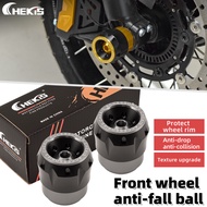 Chekis for QJMOTOR AX200S Modified front wheel anti-drop ball anti-collision bracket decorative acce