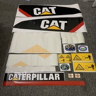 Caterpillar สติกเกอร์รถขุด E306E2 E307D 312D 320C 323DLสติกเกอร์ตัวเครื่องสติกเกอร์ตกแต่งภายนอกเครื่