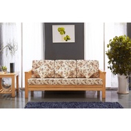 Factory Direct Sale Special Offer Pure Solid Wood Sofa Pine Sofa Bed Multifunctional Practical Pine 