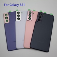 Battery Back Cover For Samsung Galaxy S21 5G SM-G991 6.2" Housing Cover Rear Door Case Replacement With Camera Lens + Sticker