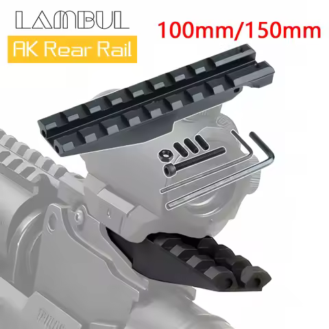 Tactical 100/150mm AK Rear Rail Mount Hunting Dovetail 20mm AK Rear Mount for AK47 AK74 RM Red Dot S