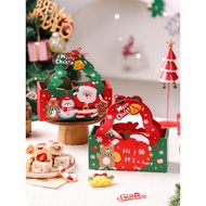 cookies packaging Christmas packaging box snowflake crisp nougat fruit cookies cookie bag portable p