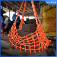 [RazecaMY] Cargo Lifting Net Lifting Straps for Hoist, Flat Lifting Net, Tear Resistance, Square Hol