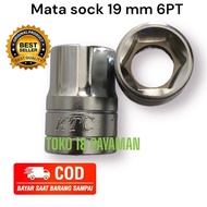 MATA KTC 19 mm 6 PT 1/ 2 inch socket wrench 19 mm B4-19 KTC japan socket wrench Original